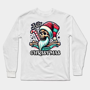 Jolly Roger christmas Long Sleeve T-Shirt